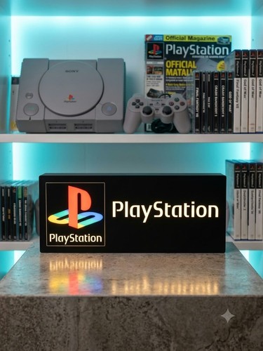 Playstation led lightbox - playstation,