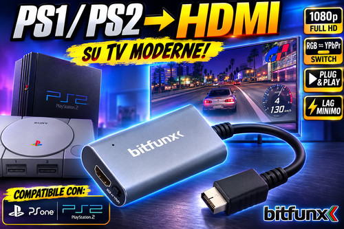 Bitfunx convertitore ps2 ps1 - ps2,